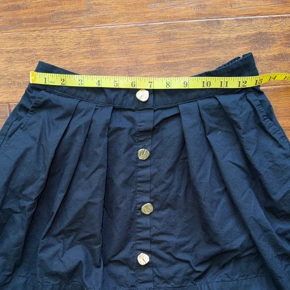 Anthropologie Button-Front Mini Skirt, Small - Picture 4 of 8